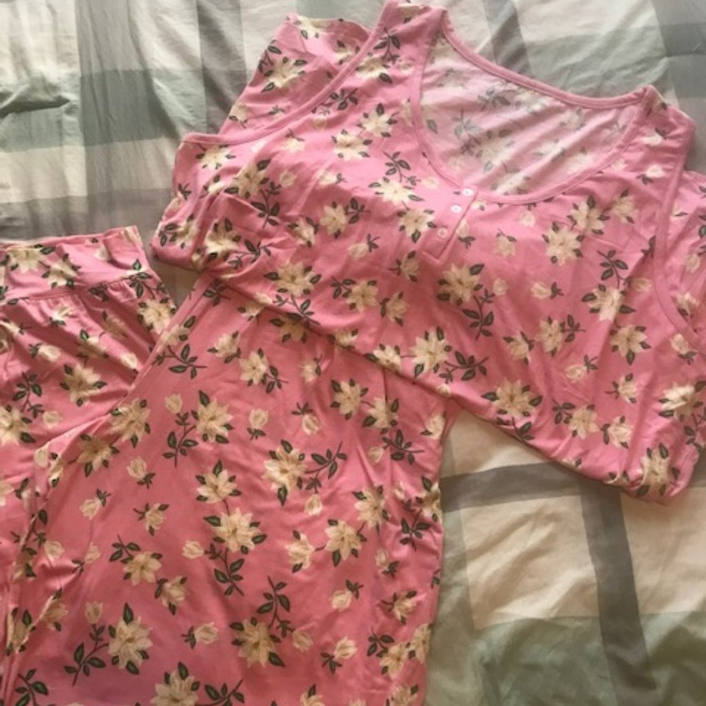 Draper James Hillary Pajamas - Magnolia Print (Pink)